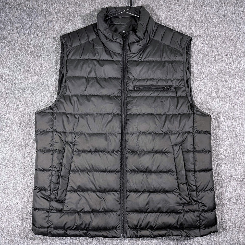 Andrew Marc Vintage Black Andrew Marc Golf Vest Mens‎ Large